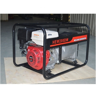 Outdoor Machinery Repair Shops 5.5KW 50A~220A Low THD Gasoline Brand Engine Generator DC Welder